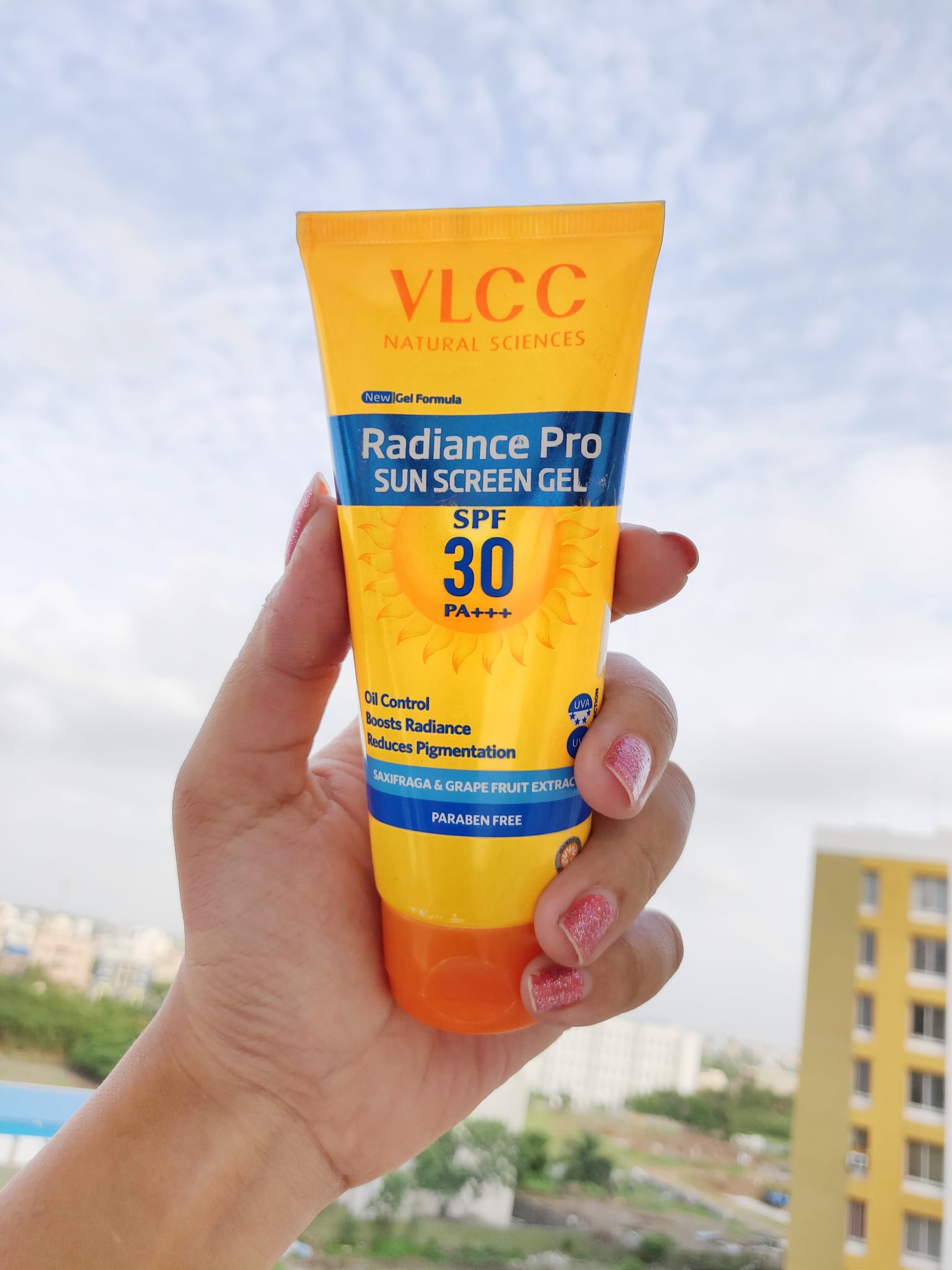 vlcc radiance pro sunscreen gel ingredients